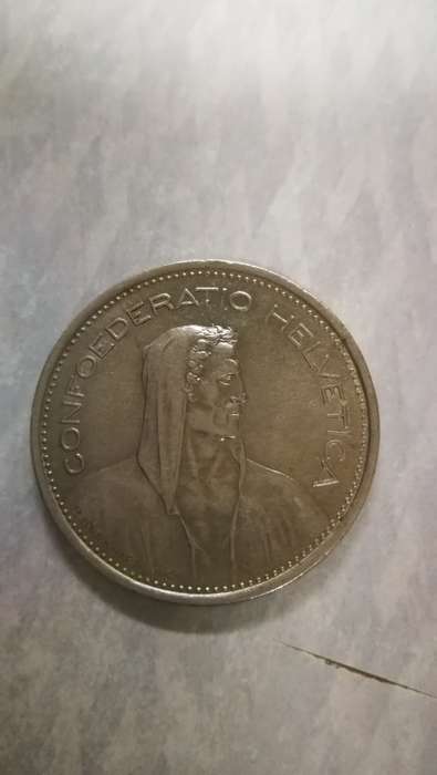 1968 B Swiss 5 Francs