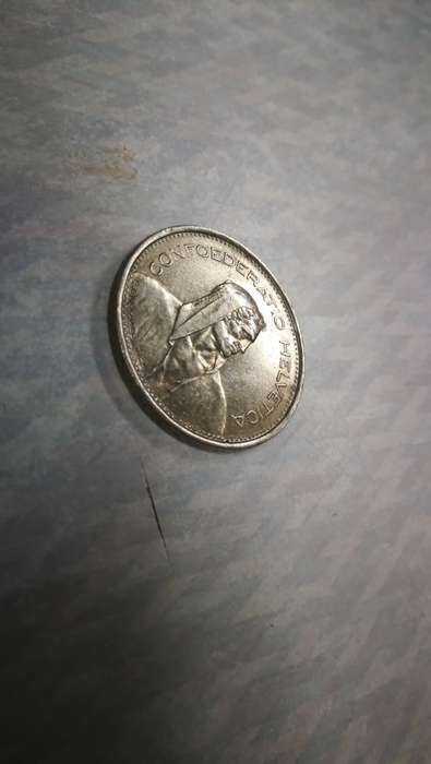 1968 B Swiss 5 Francs