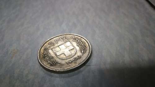 1968 B Swiss 5 Francs