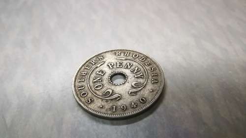 1940 Southern Rhodesia One Penny