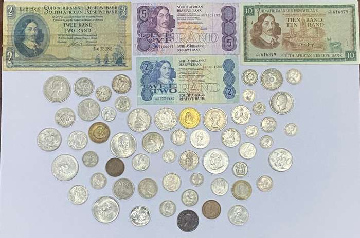 JOBLOT OLD COINS & NOTES - ALL ONE BID -