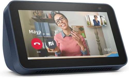 Echo Show 5 (2nd Gen) | Deep Sea Blue I Smart display with Alexa and 2 MP camera