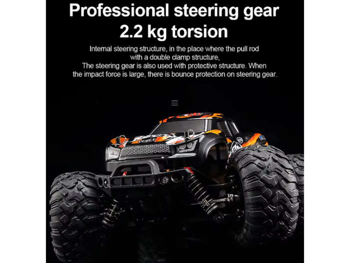 HOSHI N416 1/16 4WD Brushed RC Monster Truck Off-Road 2.4GHz - Hobby Grade