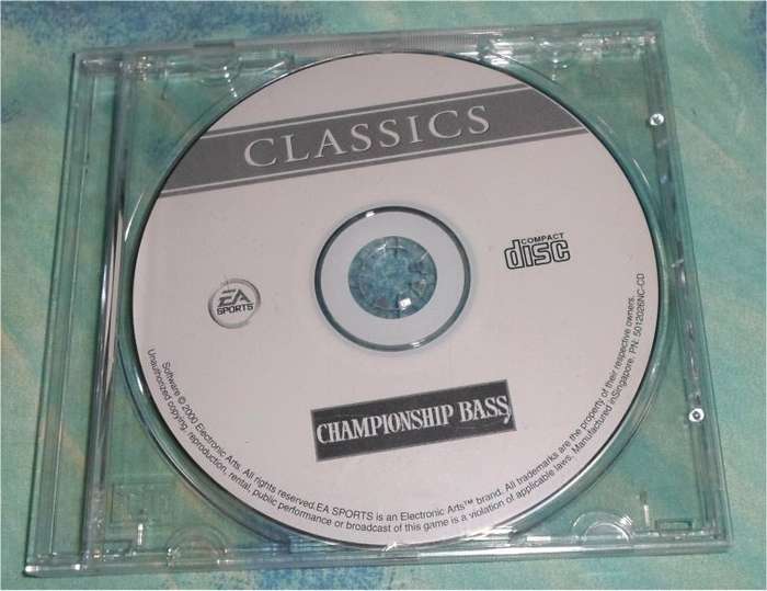 EA Sports Championship Bass (PC) Original Disk (Genuine, Tested and Working)