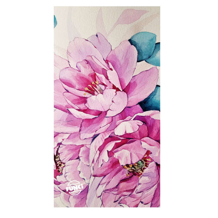 FUNki Watercolour Floral Tubular Bandana (Buff)