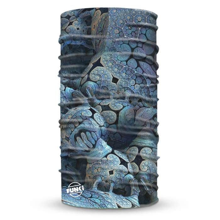 FUNki Blue Fractal Tubular Bandana (Buff)