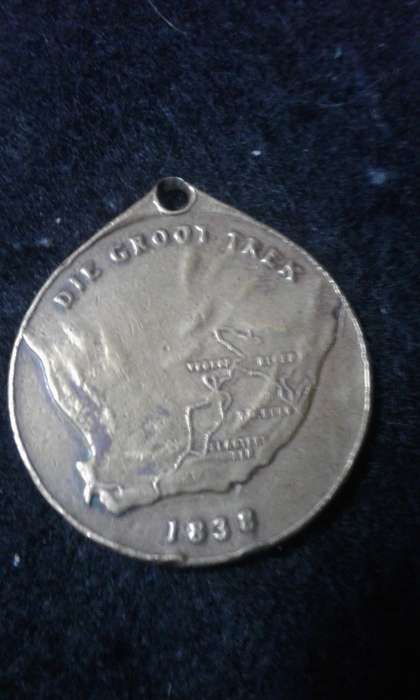 MEDAL VOORTREKKER EEU FEES 1838 DIE GROOT TREK SEE PICTURES