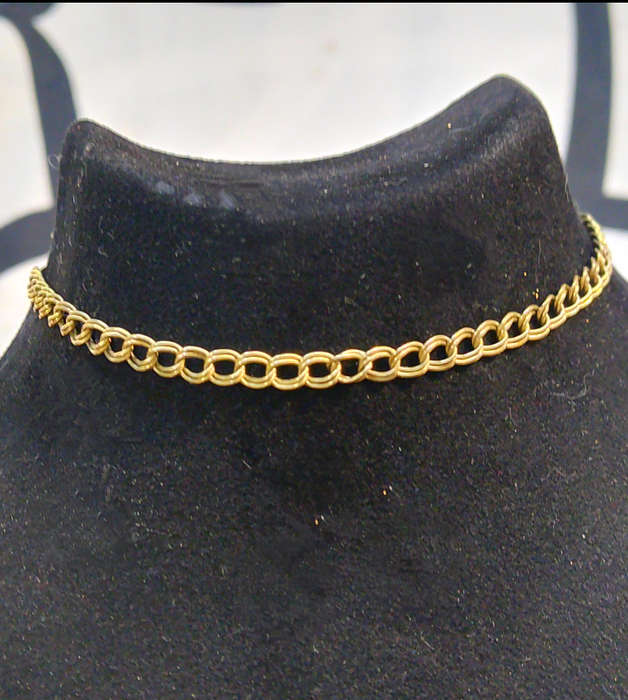 `DOUBLE LINK` 9CT Yellow Gold Bracelet ( GENUINE GOLD )