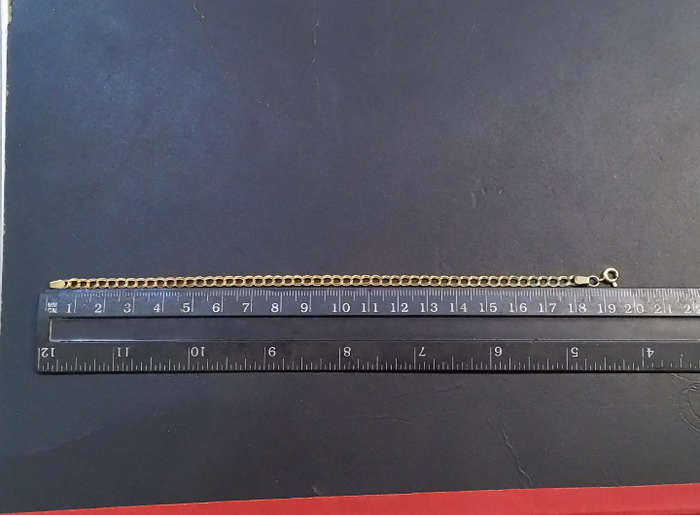 `DOUBLE LINK` 9CT Yellow Gold Bracelet ( GENUINE GOLD )