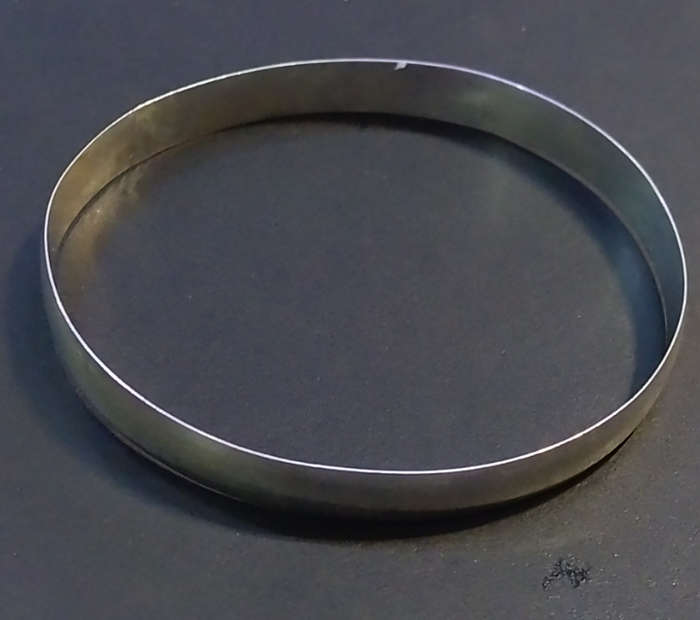 Solid 925 Sterling Silver Bangle ( Genuine Silver)