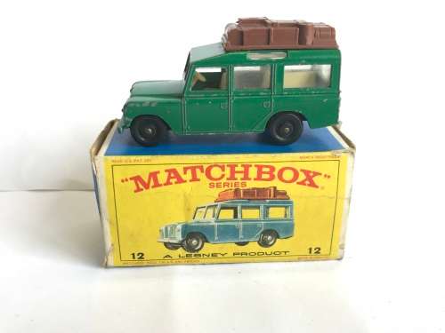 FOR GERRIT ONLY - Matchbox Lesney No. 12 Land Rover Safari Dark Green + Original Box