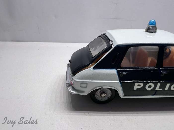 SPAIN DINKY TOYS #1450 SIMCA 1100 POLICE CAR+ Original Box - RARE
