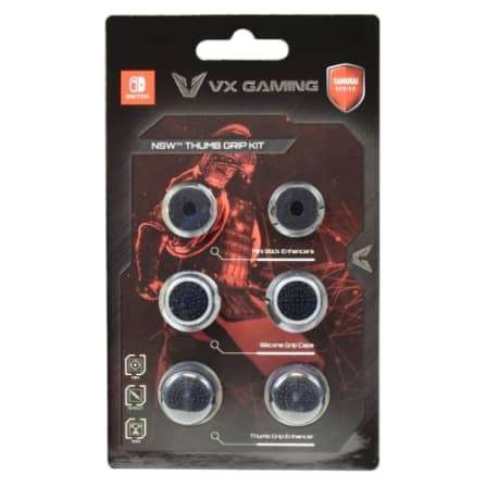 7x VX Gaming Nintendo Switch Protective Thumb Grip Kit with Mini Stick Enhancers (Bulk)