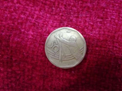 2003 Cricket 50c
