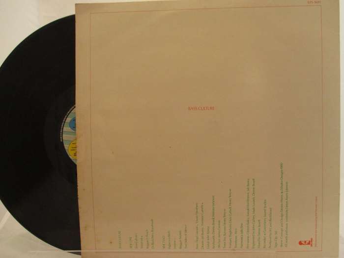 LINTON KWESI JOHNSON - BASS CULTURE - UK VG+ /VG-