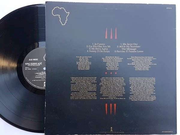 KING SUNNY ADE AND HIS AFRICAN BEATS - JUJU MUSIC - UK - VG+/ VG+