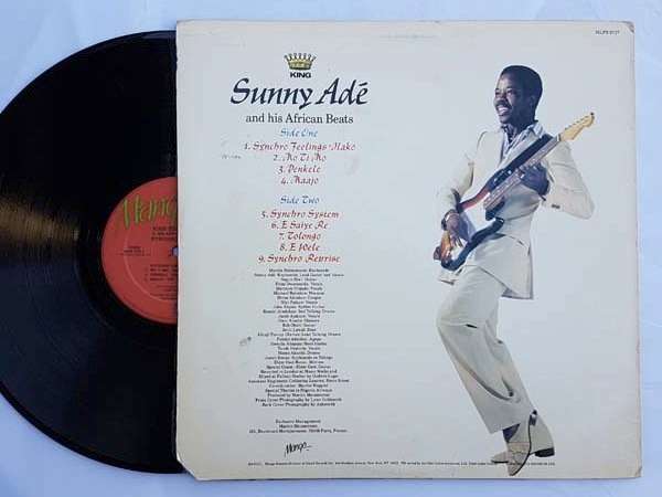 KING SUNNY ADE AND HIS AFRICAN BEATS - SYNCRO SYSTEM - USA - VG / VG+
