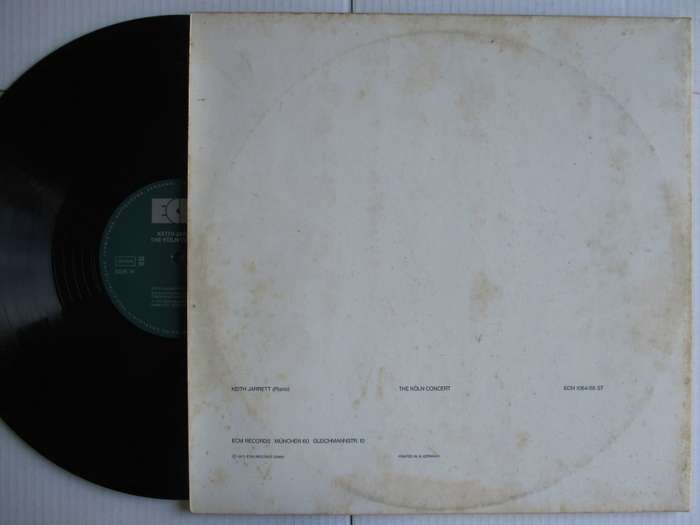 KEITH JARRETT - THE KOLN CONCERT - GERMANY VG /VG+ 2 LP GATEFOLD