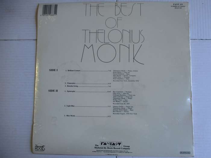 THE BEST OF THELONIOUS MONK - RSA EX / EX SEALED