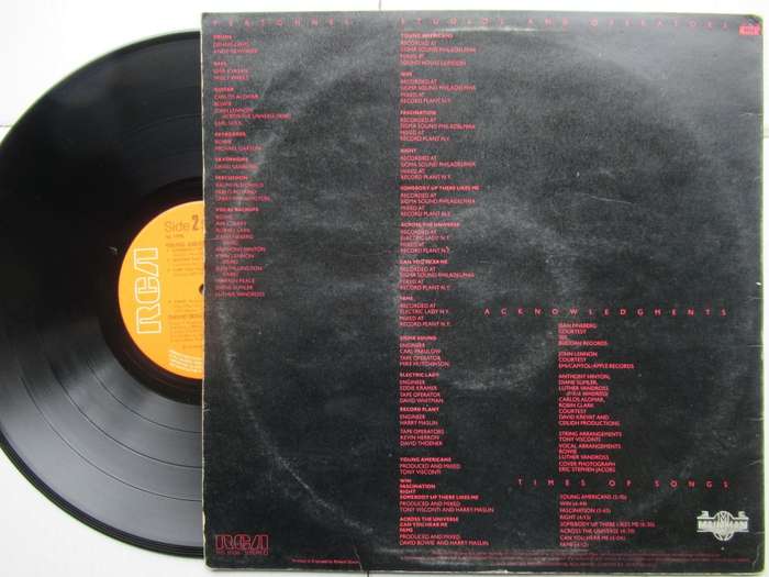 DAVID BOWIE - YOUNG AMERICANS - UK VG/ VG-