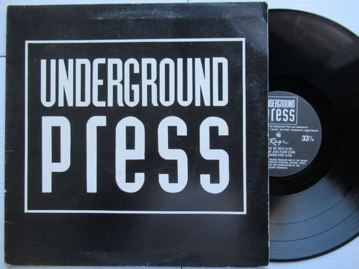 UNDERGROUND PRESS - RAGE - VG / VG+ GATEFOLD