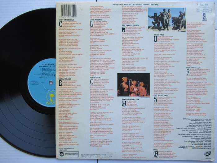 BOB MARLEY & THE WAILERS - CONFRONTATION - RSA -VG / VG+