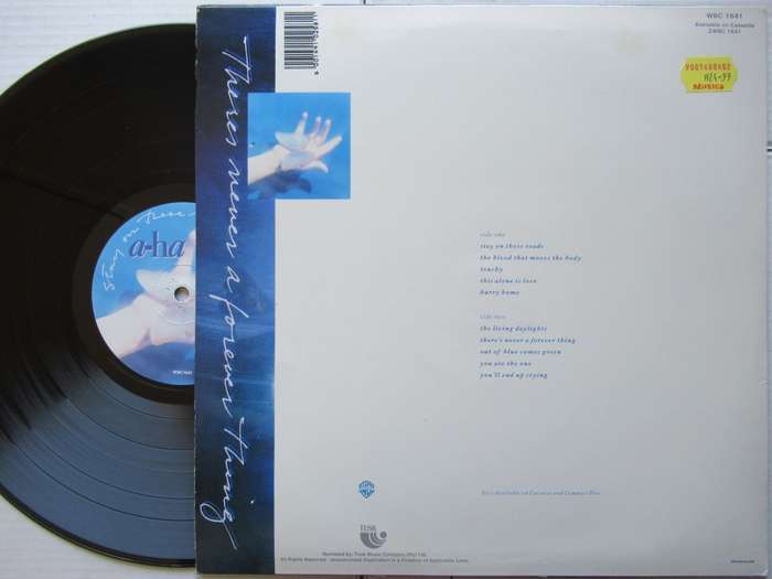 A-HA - STAY ON THE ROADS - RSA - VG / VG+ WITH INNER