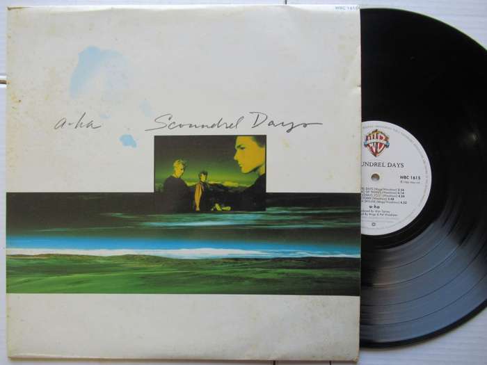 A-HA - SCOUNDREL DAYS - RSA - VG /VG+ WITH INNER