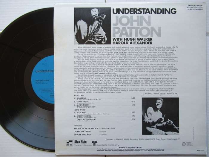 JOHN PATTON - UNDERSTANDING - RSA - VG+ /VG+