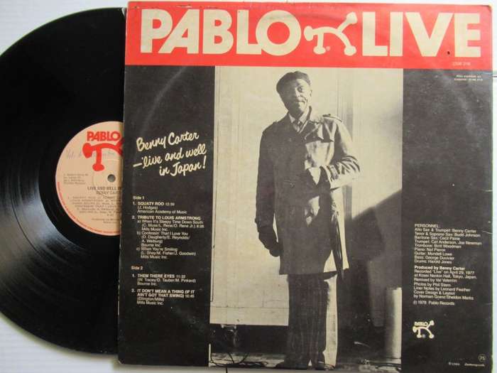 BENNY CARTER - LIVE AND WELL IN JAPAN - RSA - VG- /VG+ GATEFOLD