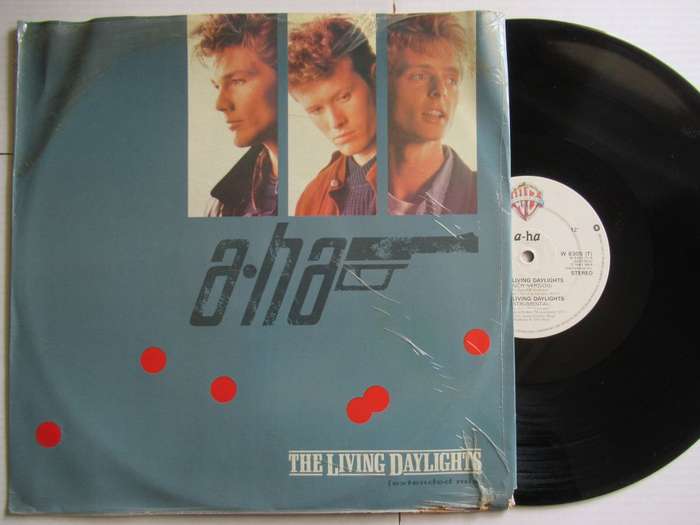 A HA - THE LIVING DAYLIGHTS -12 UK VG /VG