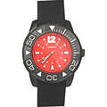 TOMATO WATCH IN BLACK WITH RED FACE