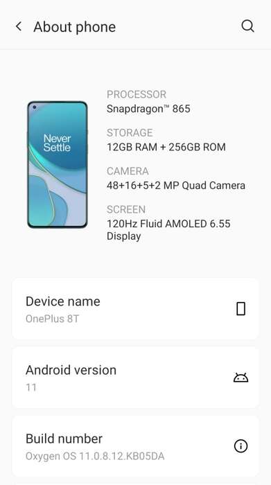 One plus 8T