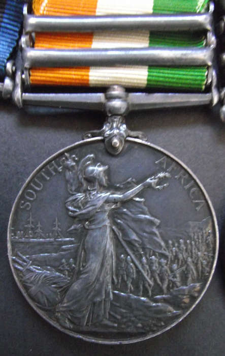 QSA MEDAL 3 CLASPS incl DEFENCE OF LADYSMITH 5th DRAGOON GUARDS KSA MEDAL 7th DRAGOON GUARDS