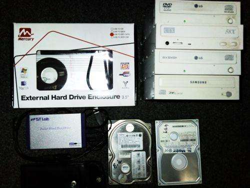 Hard dive enclosures and roms for sale