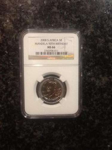 2008 Mandela R5 - 90th Birthday MS66