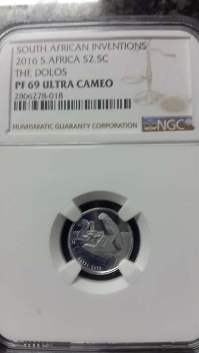 2016 RSA SILVER FLYPRESS TICKEY DOLOS   GRADED PF 69 ULTRA CAMEO    BY NGC