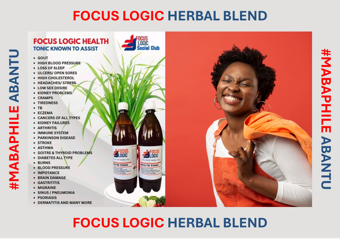 Focus Logic Herbal Blend & Health Tonic Drink - A Natural Health Boosting Remedy