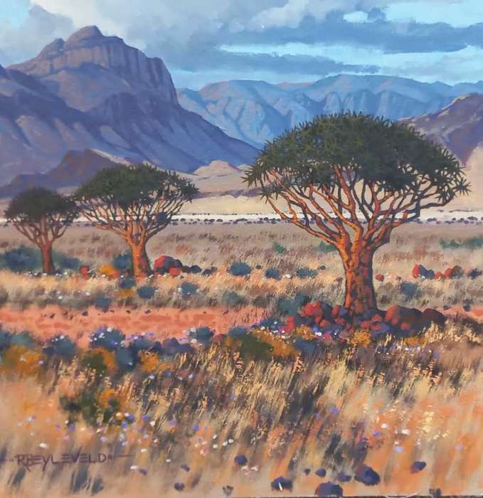 Richard Beyleveldt unframed 40 x 40 cm