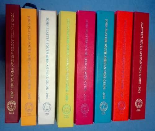 For SBenden only. JOHN PLATTER`S WINE GUIDE - 24 X BOOKS
