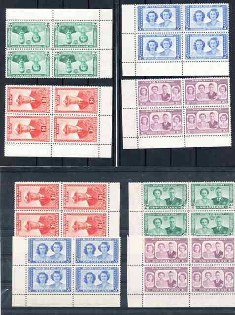 ROYAL VISIT BLOCKS OF FOUR