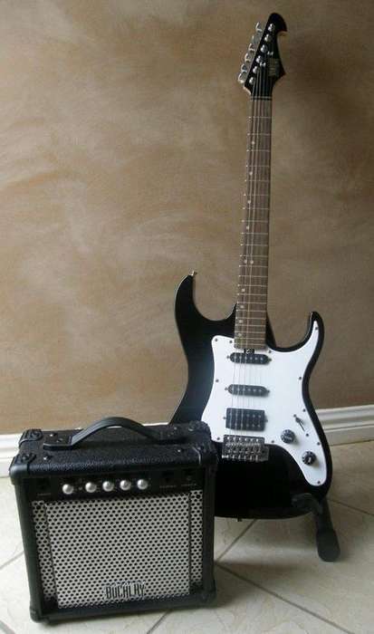 BUCKLEY ELECTRIC GUITAR WITH ALL THE EXTRAS