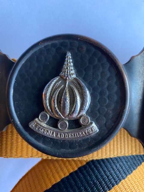 Finance Services Corps Stable Belt and Buckle.