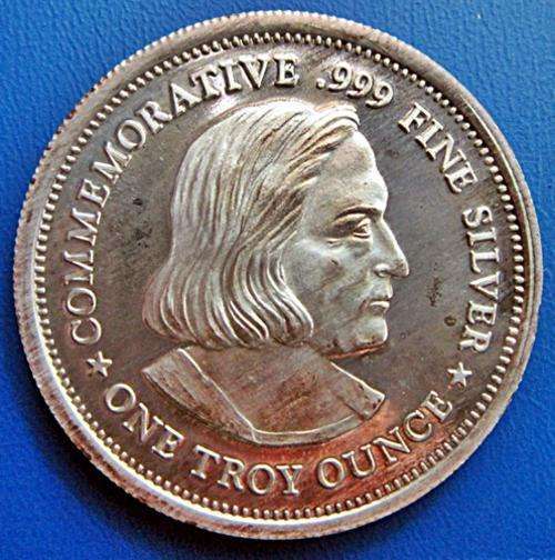 0.999 One Troy Ounce Fine Silver Columbian Exposition Medallion
