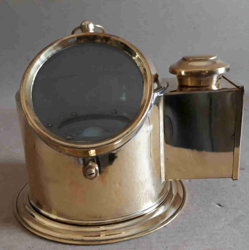 Brass ships binnacle compass