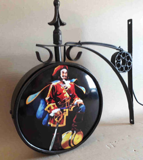 Captain Morgan Pub /bar/ man cave / garage / station double sided advert light. LED.