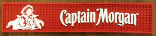 Captain Morgan bar mat / wetstop PVC hedgehog