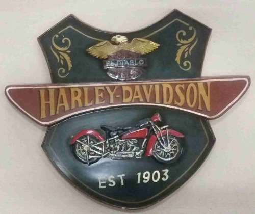 Harley Davidson spirit wall plaque