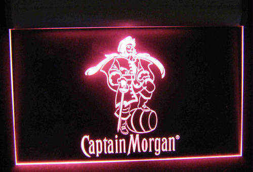 Captain Morgan neon sign
