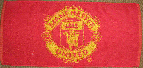 Bar towel. Manchester United foot ball club